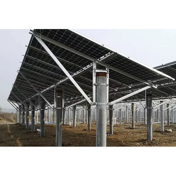 سیستم نصب خورشیدی تک پستی زمینی